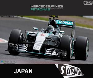 puzzel Rosberg, G. P. Japan 2015