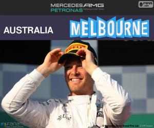puzzel Rosberg G.P Australië 2016