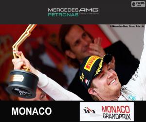 puzzel Rosberg G.P. Monaco 2015
