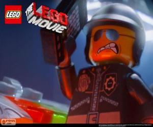 puzzel Rot Agent, de slechte politie, de politieagent van de Lego-film