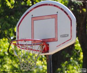 puzzel Rugplank Basketball