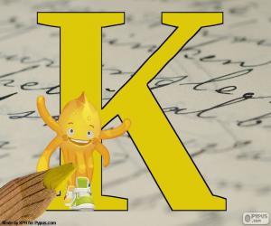 puzzel Russische letter К