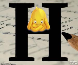 puzzel Russische letter Н