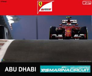 puzzel Räikkönen Grand Prix van Abu Dhabi 2015