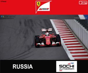 puzzel S. Vettel, G.P van Rusland 2015