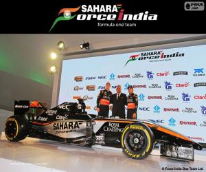 puzzel Sahara Force India F1-team van 2015