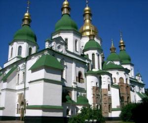 puzzel Saint Sophia Cathedral, Kiev, Oekraïne.