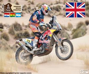 puzzel Sam Sunderland, Dakar 2017