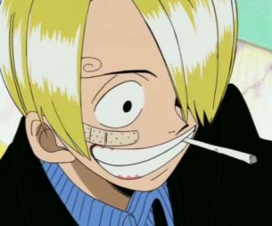 puzzel Sanji elegant, de scheepskok en een expert in melee gevechten