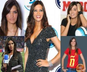 puzzel Sara Carbonero is een Spaanse journalist sporten.