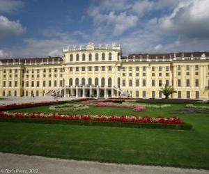 puzzel Schloss Schönbrunn, Wenen, Oostenrijk