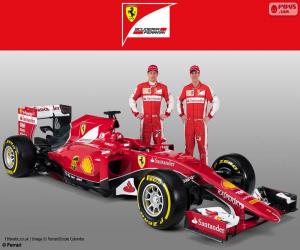 puzzel Scuderia Ferrari 2015