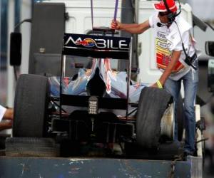 puzzel Sebastian Vettel - Red Bull - Istanbul 2010