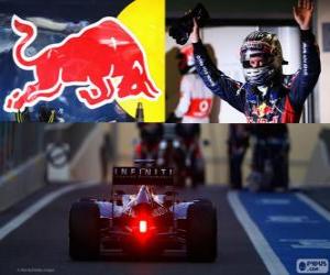 puzzel Sebastian Vettel - Red Bull - 2012 Abu Dhabi Grand Prix, 3e ingedeeld