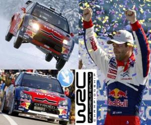 puzzel Sebastien Loeb (Citroen) World Rally Champion 2010