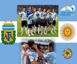 puzzel Selectie van Argentinië, groep A, Argentinië 2011