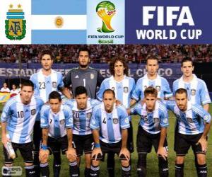 puzzel Selectie van Argentinië, Groep F, Brazilië 2014