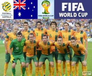 puzzel Selectie van Australië, Groep B, Brazilië 2014