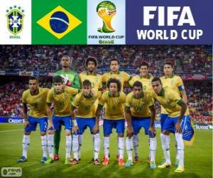 puzzel Selectie van Brazilië, Groep A, Brazilië 2014