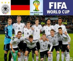 puzzel Selectie van Duitsland, Groep G, Brazilië 2014