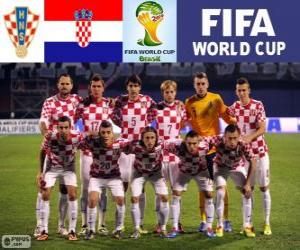 puzzel Selectie van Kroatië, Groep A, Brazilië 2014