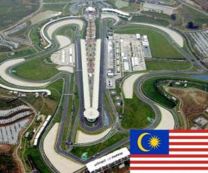 puzzel Sepang International Circuit - Maleisië -