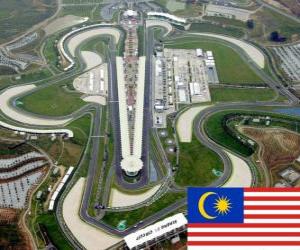 puzzel Sepang International Circuit - Maleisië -