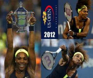 puzzel Serena Williams 2011 US Open Kampioen