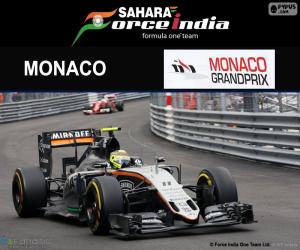 puzzel Sergio Perez, Grand Prix van Monaco 2016