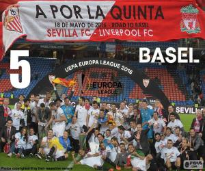 puzzel Sevilla, kampioen Europa League 2015-16