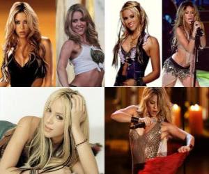 puzzel Shakira is een Colombiaanse singer-songwriter en producer pop rock genre in het Engels en het Spaans