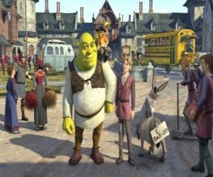 puzzel Shrek met Arthur mogelijke opvolger van de troon