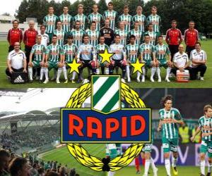 puzzel SK Rapid Wien, de Oostenrijkse voetbalclub