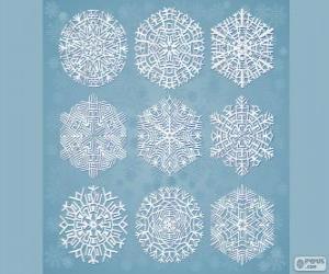 puzzel Sneeuwvlokken