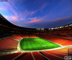 puzzel Soccer City, verlicht