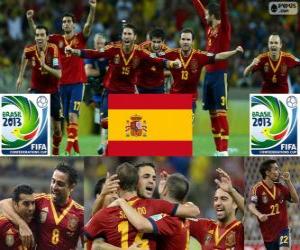 puzzel Spanje FIFA Confederations Cup 2013