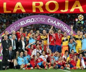 puzzel Spanje, UEFA EURO 2012 kampioen