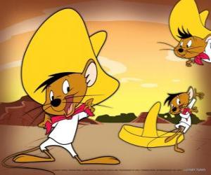 puzzel Speedy Gonzales, de snelste muis in alle Mexico