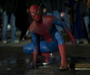 puzzel Spider-man in de straten van New York