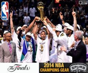 puzzel Spurs, NBA 2014 kampioenen