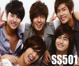 puzzel SS501 Koreaans pop groep