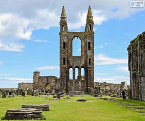 puzzel St Andrews Cathedral, Schotland