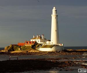 puzzel St. Mary's Lighthouse, Engeland