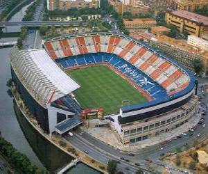 puzzel Stadion van Atletico de Madrid - Vicente Calderón -