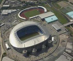 puzzel Stadion van Manchester City FC - City of Manchester Stadium -