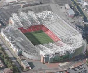 puzzel Stadion van Manchester United FC - Old Trafford -