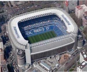 puzzel Stadion van Real Madrid - Santiago Bernabeu -