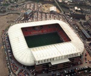 puzzel Stadion van Sunderland AFC - Stadium of Light -