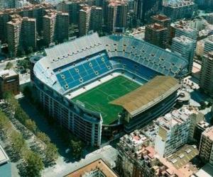 puzzel Stadion van Valencia CF - Mestalla -