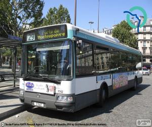 puzzel Stadsbussen van van Parijs